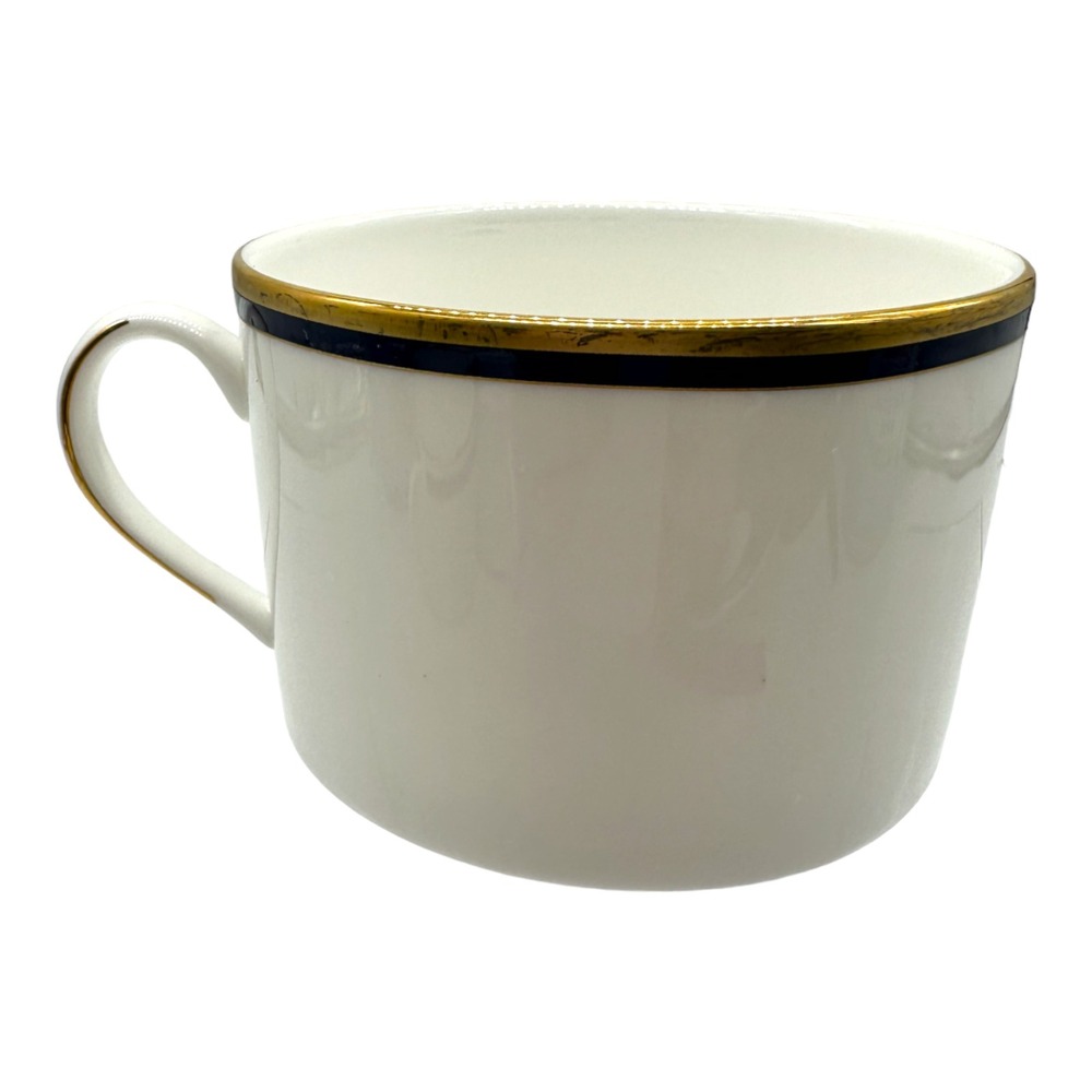 Kate Spade Lenox Library Lane Navy Teacup Cup White Gold Bone China Replacement - Picture 2 of 11